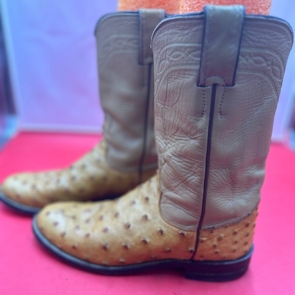 Justin men 6 exotic Cowboy boots - Picture 6 of 8